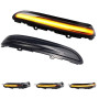 Hacreyatu Clignotant pour Peugeot 208 2008 2012-2020 pour Citroen C3 2016- | Lentille fumée Feu clignotant séquentiel dynamique