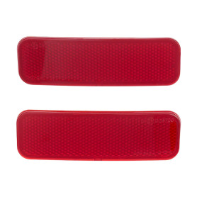 VGOL Paire de Réflecteurs de Pare-Chocs Arrière ET76515B0AA ET76515C0AA 1836080 1836081 Compatible avec Ford Transit Courier 201