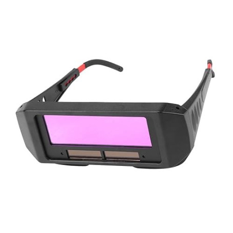 Lunettes de Soudage, Soudage à Assombrissement Automatique Solaire TIG MIG Lunettes Yeux de Soudeur pour Soudage au Gaz, Soudage