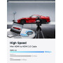 JSAUX Câble Mini HDMI vers HDMI 1.8M, [Mini HDMI] Câble HDMI 2.0 haute vitesse 4K@60 Hz, compatible avec caméra, caméscope, tabl