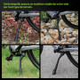 COCOLUMEN Béquille de vélo réglable en Hauteur de 24 à 28 Pouces - Charge maximale : 35 kg