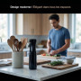 PORTENTUM Vaporisateur cheveux 200 ml – Pulverisateur d’eau à brume fine avec pulvérisation continue – Design ergonomique – Brum