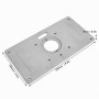 Plaque d'insertion de Table 235mm x 120mm x 8mm aluminium travail du bois bricolage routeur Table plaque d'insertion et anneau p
