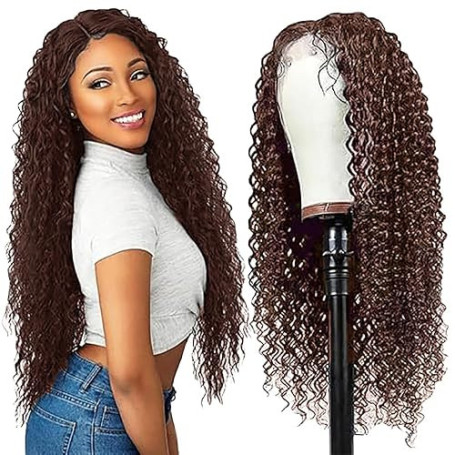 Shoaiye 13x4 Human Hair Wig Curly Wave Lace Frontal Perruque Femme Naturelle Glueless Cheveux Humain 150% Density Sans Colle Cou