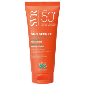 SVR Sun Secure Lait SPF50+ solaire Très haute protection UVA 100 ml | SPF50+, UVA UVB, texture invisible, hydratation durable, p