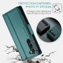 Rerzoiro Coque pour Samsung Galaxy S24, Étui Housse en RFID Protection Premium PU Cuir Portefeuille Rabat Case Magnétique Stand 