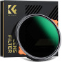 K&F CONCEPT 82 mm Filter Polarisant CPL ND2-ND32 Variable True Color 2 en 1 | HD,Nano-revêtement de 28 Couches,Étanche, Verre op