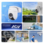 EZVIZ 2K+(4MP) 4G/Wi-Fi Camera Solaire Exterieur CB8 Lite & 5W Solar Panel | Camera Exterieur sans Fil,Mode AOV (Enregistrement 
