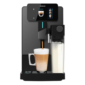 Cecotec Cafetière Superautomatique Cremmaet Latte Touch. 19Bars, Thermoblock, 12 Boissons, 4 Profils, Eau 1,1L et 400ml Lait, Éc