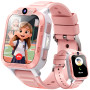 Blackview Montre Connectée Enfant 4G, Montre GPS Enfant avec Carte SIM, Appel Vidéo HD, Chat Vocal et SMS, Bouton SOS, Mode Écol