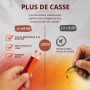 Castle Art Supplies 72 Crayons de couleur pour adultes – Automne | Mines tendres à base de cire dans une palette automnale, rang