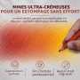Castle Art Supplies 72 Crayons de couleur pour adultes – Automne | Mines tendres à base de cire dans une palette automnale, rang