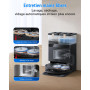 ECOVACS DEEBOT T50 Omni Gen3 Robot Aspirateur Laveur 25 000 Pa 81mm AIVI 3D | TruEdge 2.0, brosse & patin extensibles, ZeroTangl