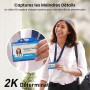 aosu 2K Sonnette sans Fil avec Camera, Grand Angle 170°, Détection de Colis | Détection Humaine PIR pour Porte d'Entrée, Audio B