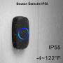 SECRUI Sonnette sans Fil Exterieur Etanche, Doorbell avec 1 Récepteur + 1 Émetteur À Pile, 58 Mélodies Carillon, 5 Niveaux Volum