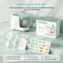 Momcozy AutoMeal Robot Cuiseur Bébé – Préparateur de Repas 450 ml sans BPA | Mixeur à 6 Lames, Auto-Nettoyage, Texture en 3 Étap