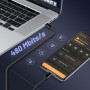 YISH Cable USB C vers USB C Charge Rapide - [0.5M+1M+1M+2M] 60W PD Cordon USBC vers USBC Câble USB Type C to C 3A Nylon Tressé C