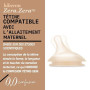 Suavinex, Lot de 2 Tetines pour Biberon Anti Colique Zero Zero. Débit Lent (S), Débit Lent, Laisse Passer Peu de Liquide, Idéal