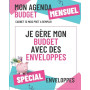 Agenda Budget - Je gère mon budget avec des enveloppes: Carnet budget en couleurs Gestion budgétaire avec la technique enveloppe