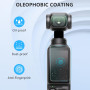 FPVtosky 2×Protection d'objectif 2×protection d'écran LCD pour DJI Osmo Pocket 4/3, Pocket 3 OP3 Accessoires en verre trempé, du