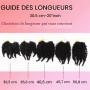 50g/1Pack Miracle Knots Crochet Human Hair (16Pouces, Burmese Curly) | Pre-Separated Invisible Feather Crochet Hair Extensions f