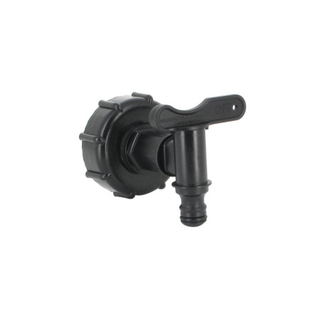 Multicuves - Raccord S60X6 - Robinet PEHD pour cuve eau 1000 L