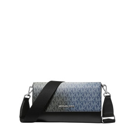 Michael Kors Jet Set Grand sac à bandoulière avec logo Signature Noir Multi