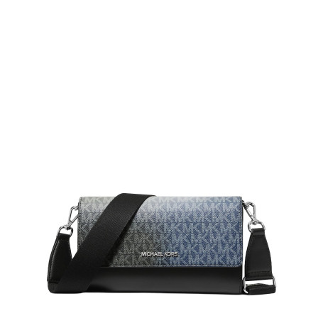 Michael Kors Jet Set Grand sac à bandoulière avec logo Signature Noir Multi