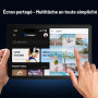 Laptok Android Tablette 10 Pouces avec 30 Go de RAM et 128 Go de ROM, Processeur octocœur, Widevine L1, Wi-FI 6 GHz/Bluetooth 5.