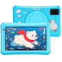Tablette Enfants 7 Pouces, Android 13, 8Go RAM 64Go ROM, Tablette Tactile Octa-Core, 5MP+8MP Caméra HD, Contrôle Parental, Houss