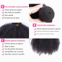 Tissage Naturel Cheveux Humain Afro Kinky Curly Human Hair 18 18 18 Pouces | Tissage Bouclé Naturel 4B 4C Meche Bresilienne Vier