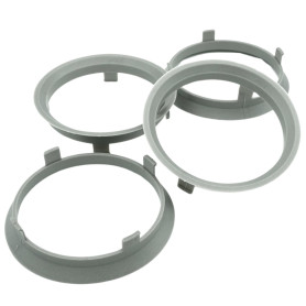 Felgenfactory - 4 Anneaux de centrage 70,1 x 66,6 mm - Gris - Compatible avec voitures particulières