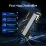 fanxiang SSD 1To NVMe PCIe 4x4 M.2 2280, jusqu'à 4800 Mo/s | 3D NAND, compatible avec PS5, idéal pour les gamers et professionne
