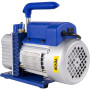 VEVOR Kit Pompe à Vide Climatisation 4 CFM (113 L/min) Kit de Pompe à Vide Automatique 1/3 HP avec 3 Tuyaux 1720 tr/min pour Cli