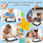 Ardoise Magique Jouet Enfant 2 3 4 Ans, Tableau Dessin Magnétique Effaçable | avec 3 Tampons et 1 Stylo, Jeu Educatif Cadeau 2-5