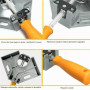 2 Pièces Serrage Angulaire,90 Degrés Serre Joint Angle Parfait,2 Poignée Ajustable, Étau de Serrage pour Menuiserie Charpentier,