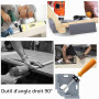 2 Pièces Serrage Angulaire,90 Degrés Serre Joint Angle Parfait,2 Poignée Ajustable, Étau de Serrage pour Menuiserie Charpentier,