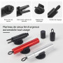 Lot de 3 Brise-Vitres Coupe-Ceintures 2 en 1 pour Voiture avec Supports | Mécanisme à ressort, lame protégée en U et supports ad