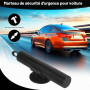 Lot de 3 Brise-Vitres Coupe-Ceintures 2 en 1 pour Voiture avec Supports | Mécanisme à ressort, lame protégée en U et supports ad