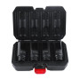 CCLIFE Clé à douilles pour injecteurs diesel, outil 4 pièces | Acier CR-V 25 27 29 30 mm 1/2 pouce réparation moteur voiture ate