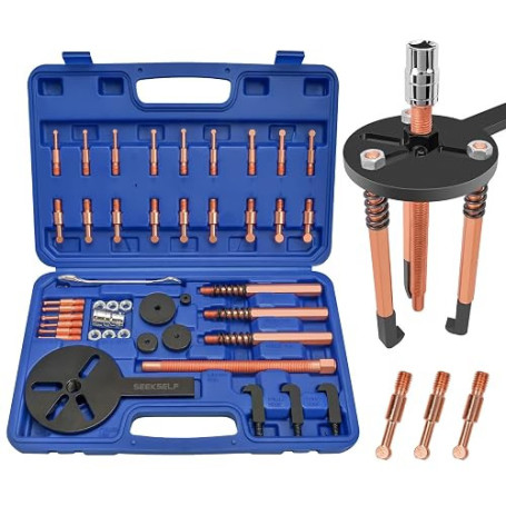 SEEKSELF Ensemble d'Extracteur de Roulement 36 en 1, Kit de Séparateur d'Extracteur de Roulement Intérieur, Outil de Démontage d