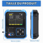 DSO-TC3 - Oscilloscope numérique 3 en 1 - Multimètre portable - Testeur de transistors - Générateur de signal - Bande passante 5