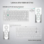 MCHOSE Jet 75 Clavier Gamer, Clavier Magnétique Filaire 75% | Effet Hall, Précision 0,005 mm, Rapid Trigger, 128K Scan Rate, Tou