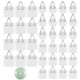 36 Pcs Accroche Tableau Adhesif, avec Triangle en Métal, 3 Tailles, Blanc | Accroche Tableau Sans Percer, Accroche Tableau Adhes