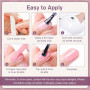 Shining She Vernis Semi Permanent, 6 Couleurs Rose Nude Taupe Bourgogne Rouge Violet Pailleté Gel UV Semi Permanent Soak Off UV/