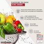 Fackelmann Passoire en Inox avec Anses pour Pâtes et Légumes 24 cm | Égouttage rapide, 24 x 11 cm, Inox, Deux anses faciles à sa
