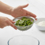 Chef Aid Passoire 18 cm en Acier Inoxydable Tamis Fin avec Poignée Pour Égoutter Pâtes Riz Laver Fruits et Légumes Passoire Cuis