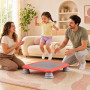 GOPLUS Trampoline Exterieur Enfant 65x65x13CM, Filles Garçons 3+Ans | Trampoline Interieur Enfant avec Pieds Amovible, Surface A