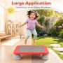 GOPLUS Trampoline Exterieur Enfant 65x65x13CM, Filles Garçons 3+Ans | Trampoline Interieur Enfant avec Pieds Amovible, Surface A