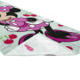 Disney Minnie Mouse Serviette de Plage Enfant Drap de Bain 71x147 cm, Vert | 71x147 cm, Produit officiel, 100% coton, doux et ab